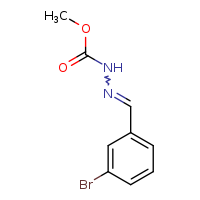 N'-[(E)-(3-bromophenyl)methylidene]methoxycarbohydrazide