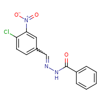 N'-[(E)-(4-chloro-3-nitrophenyl)methylidene]benzohydrazide