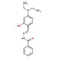N'-[(E)-[4-(diethylamino)-2-hydroxyphenyl]methylidene]benzohydrazide