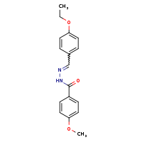 N'-[(E)-(4-ethoxyphenyl)methylidene]-4-methoxybenzohydrazide