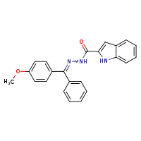 N'-[(E)-(4-methoxyphenyl)(phenyl)methylidene]-1H-indole-2-carbohydrazide
