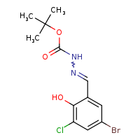 N'-[(E)-(5-bromo-3-chloro-2-hydroxyphenyl)methylidene]tert-butoxycarbohydrazide
