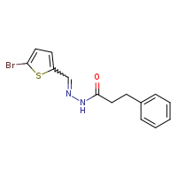 N'-[(E)-(5-bromothiophen-2-yl)methylidene]-3-phenylpropanehydrazide