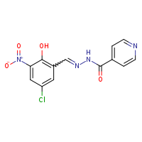 N'-[(E)-(5-chloro-2-hydroxy-3-nitrophenyl)methylidene]pyridine-4-carbohydrazide