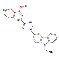 N'-[(E)-(9-ethylcarbazol-3-yl)methylidene]-3,4,5-trimethoxybenzohydrazide