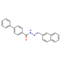 N'-[(E)-naphthalen-2-ylmethylidene]-[1,1'-biphenyl]-4-carbohydrazide