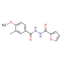 N'-(furan-2-carbonyl)-3-iodo-4-methoxybenzohydrazide