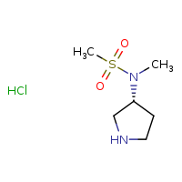 N-methyl-N-[(3R)-pyrrolidin-3-yl]methanesulfonamide hydrochloride