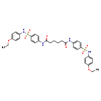 N,N'-bis({4-[(4-ethoxyphenyl)sulfamoyl]phenyl})hexanediamide