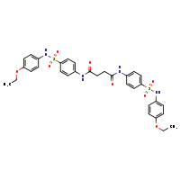 N,N'-bis({4-[(4-ethoxyphenyl)sulfamoyl]phenyl})succinamide