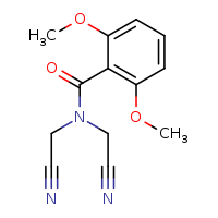 N,N-bis(cyanomethyl)-2,6-dimethoxybenzamide