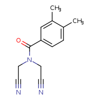 N,N-bis(cyanomethyl)-3,4-dimethylbenzamide