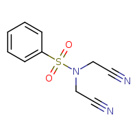 N,N-bis(cyanomethyl)benzenesulfonamide