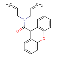 N,N-bis(prop-2-en-1-yl)-9H-xanthene-9-carboxamide