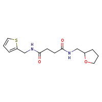 N-(oxolan-2-ylmethyl)-N'-(thiophen-2-ylmethyl)succinamide