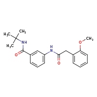 N-tert-butyl-3-[2-(2-methoxyphenyl)acetamido]benzamide
