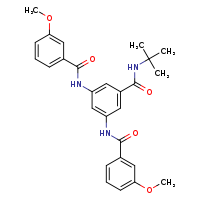 N-tert-butyl-3,5-bis(3-methoxybenzamido)benzamide