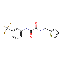 N-(thiophen-2-ylmethyl)-N'-[3-(trifluoromethyl)phenyl]ethanediamide