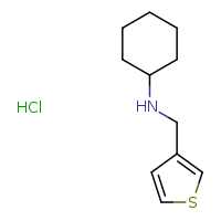 N-(thiophen-3-ylmethyl)cyclohexanamine hydrochloride