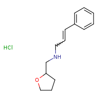 (oxolan-2-ylmethyl)[(2E)-3-phenylprop-2-en-1-yl]amine hydrochloride