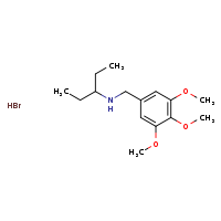 pentan-3-yl[(3,4,5-trimethoxyphenyl)methyl]amine hydrobromide