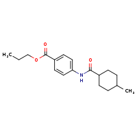 propyl 4-(4-methylcyclohexaneamido)benzoate