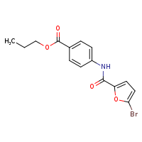 propyl 4-(5-bromofuran-2-amido)benzoate