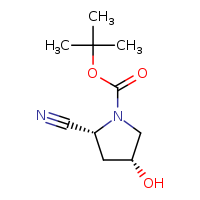 tert-butyl (2R,4R)-2-cyano-4-hydroxypyrrolidine-1-carboxylate