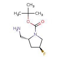 tert-butyl (2R,4S)-2-(aminomethyl)-4-fluoropyrrolidine-1-carboxylate