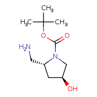 tert-butyl (2R,4S)-2-(aminomethyl)-4-hydroxypyrrolidine-1-carboxylate