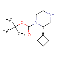 tert-butyl (2S)-2-cyclobutylpiperazine-1-carboxylate