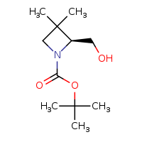 tert-butyl (2S)-2-(hydroxymethyl)-3,3-dimethylazetidine-1-carboxylate