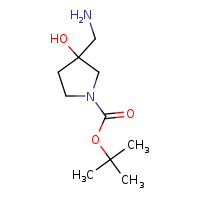 tert-butyl 3-(aminomethyl)-3-hydroxypyrrolidine-1-carboxylate