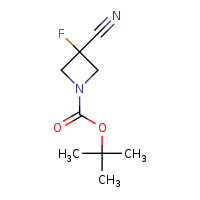 tert-butyl 3-cyano-3-fluoroazetidine-1-carboxylate