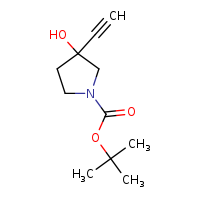 tert-butyl 3-ethynyl-3-hydroxypyrrolidine-1-carboxylate