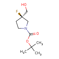 tert-butyl (3R)-3-fluoro-3-(hydroxymethyl)pyrrolidine-1-carboxylate