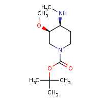 tert-butyl (3R,4S)-3-methoxy-4-(methylamino)piperidine-1-carboxylate