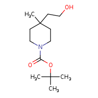 tert-butyl 4-(2-hydroxyethyl)-4-methylpiperidine-1-carboxylate