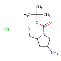 tert-butyl 4-amino-2-(hydroxymethyl)pyrrolidine-1-carboxylate hydrochloride