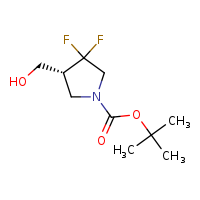 tert-butyl (4R)-3,3-difluoro-4-(hydroxymethyl)pyrrolidine-1-carboxylate