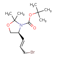 tert-butyl (4S)-4-[(1E)-3-bromoprop-1-en-1-yl]-2,2-dimethyl-1,3-oxazolidine-3-carboxylate