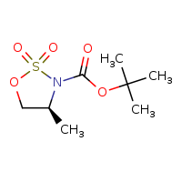 tert-butyl (4S)-4-methyl-2,2-dioxo-1,2??,3-oxathiazolidine-3-carboxylate