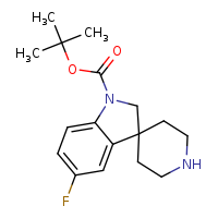 tert-butyl 5-fluoro-2H-spiro[indole-3,4'-piperidine]-1-carboxylate