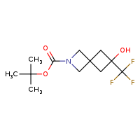 tert-butyl 6-hydroxy-6-(trifluoromethyl)-2-azaspiro[3.3]heptane-2-carboxylate