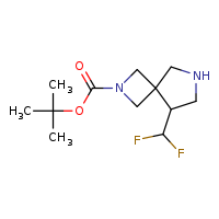 tert-butyl 8-(difluoromethyl)-2,6-diazaspiro[3.4]octane-2-carboxylate