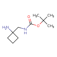 tert-butyl N-[(1-aminocyclobutyl)methyl]carbamate