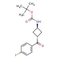 tert-butyl N-[(1r,3r)-3-(4-fluorobenzoyl)cyclobutyl]carbamate