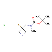 tert-butyl N-[(3-fluoroazetidin-3-yl)methyl]-N-methylcarbamate hydrochloride