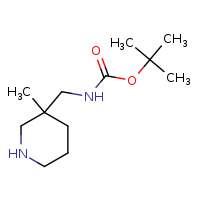 tert-butyl N-[(3-methylpiperidin-3-yl)methyl]carbamate