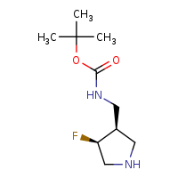 tert-butyl N-{[(3R,4S)-4-fluoropyrrolidin-3-yl]methyl}carbamate